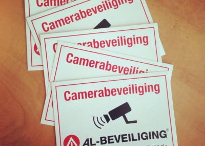 Dubbelzijdige raamsticker beveiliging