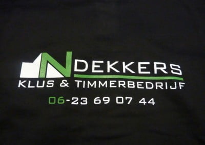 Kleuren logo op shirt bedrukken