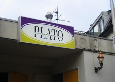 Studentenvereniging Plato led lichtbakken
