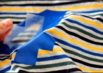 Hoe werkt transfer folie op shirts hitte pers