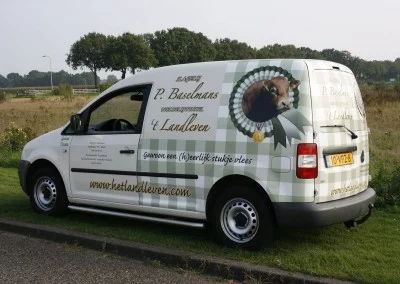 Gedeeltelijke car wrap