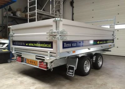 Aanhanger belettering