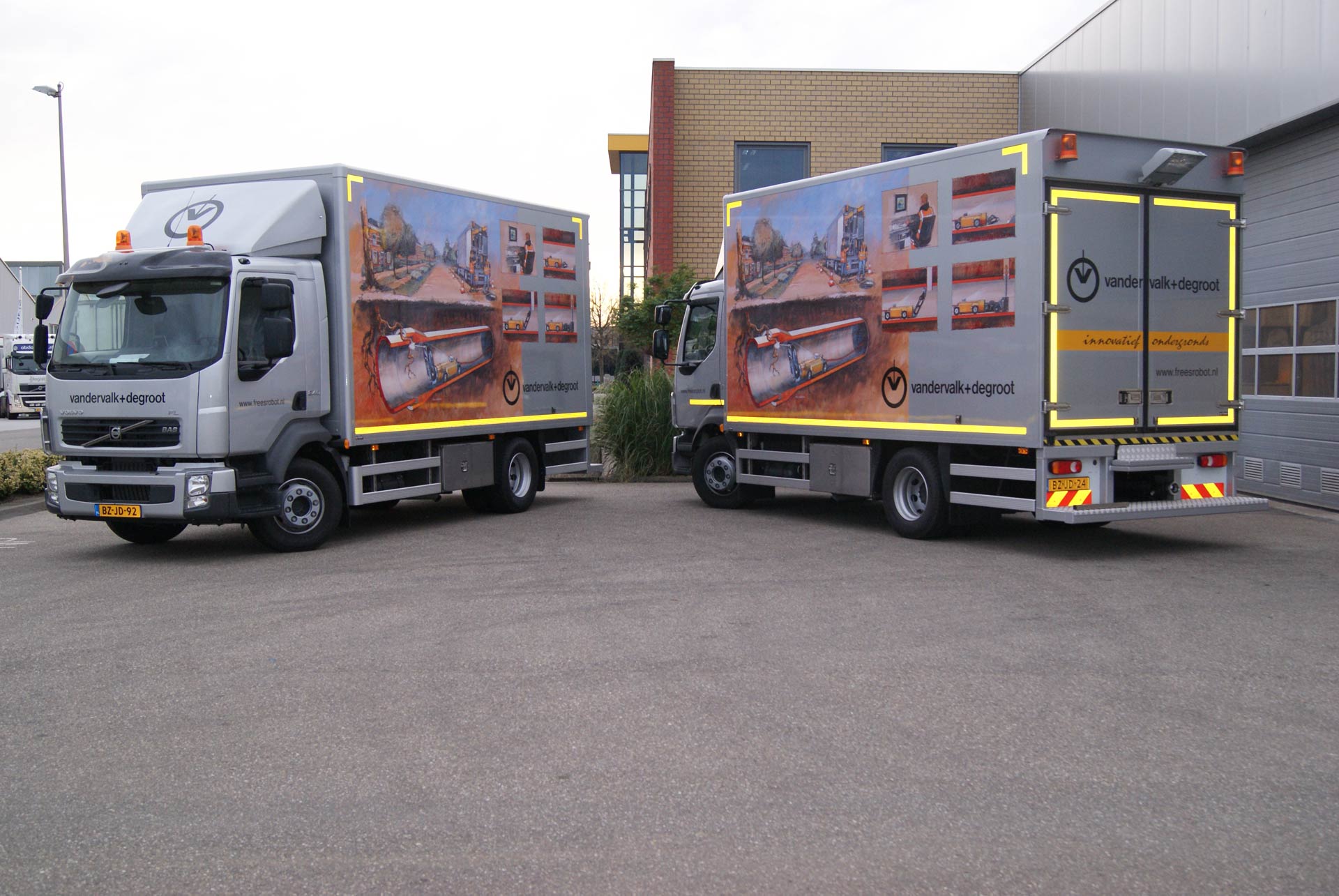 renovatiewagen met waterjet